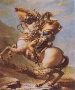 Napoleon Crossing the Alps Jacques-Louis  David